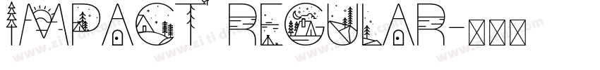 Impact Regular字体转换